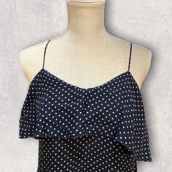 ATM Anthony Thomas Melillo | Women’s 100% Silk Polka-Dot Slip Dress Size XS - Picture 2 of 15